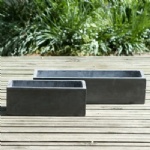 large rectangular planters